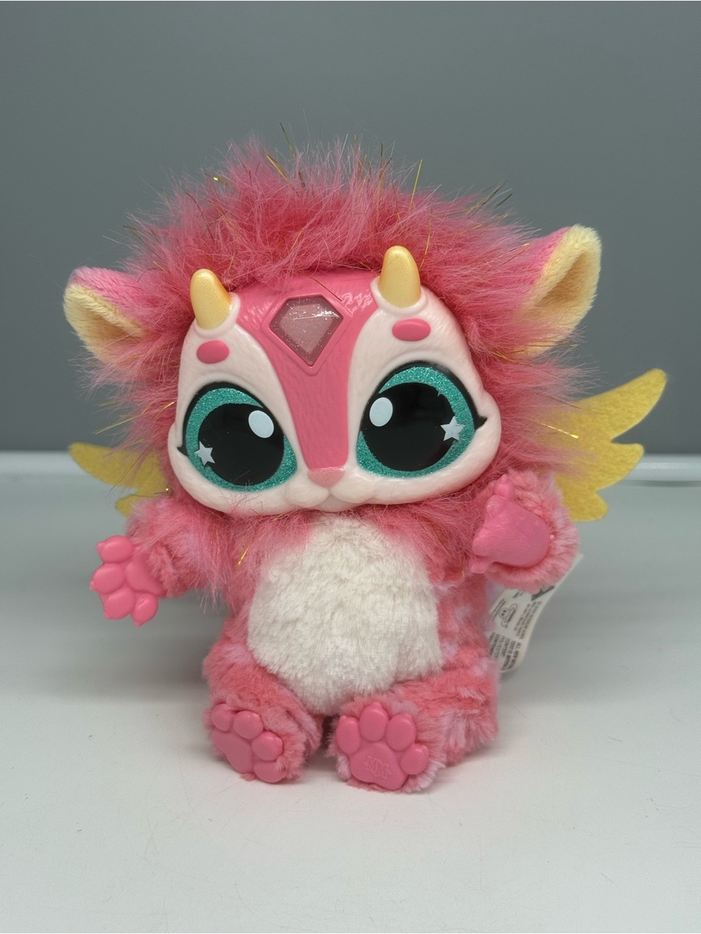 Moose Toys Magic Mixies Interactive 7" Pink Plush Doll Lights & Sounds